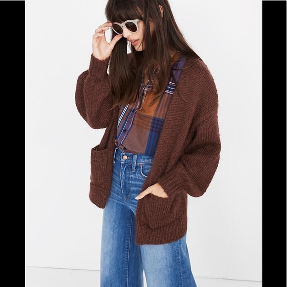 madewell balloon sleeve cardigan sweater XXS - Picture 2 of 8